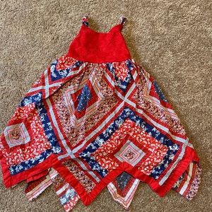 Blueberi Boulevard little girls handkerchief dress size 4